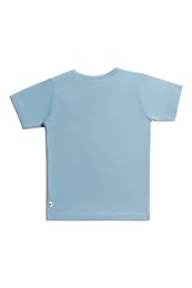 2285| Maglietta Kinder Basic Kurzarm - Taubenblau