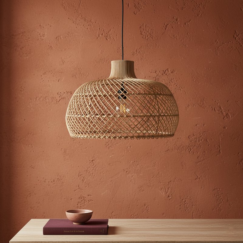 Maze hanging lamp natural Large