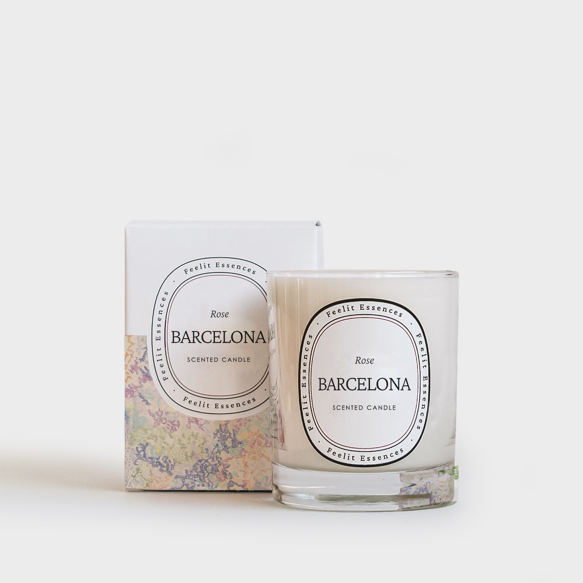 I am scented candle. Rose fragrance. Barcelona Collection