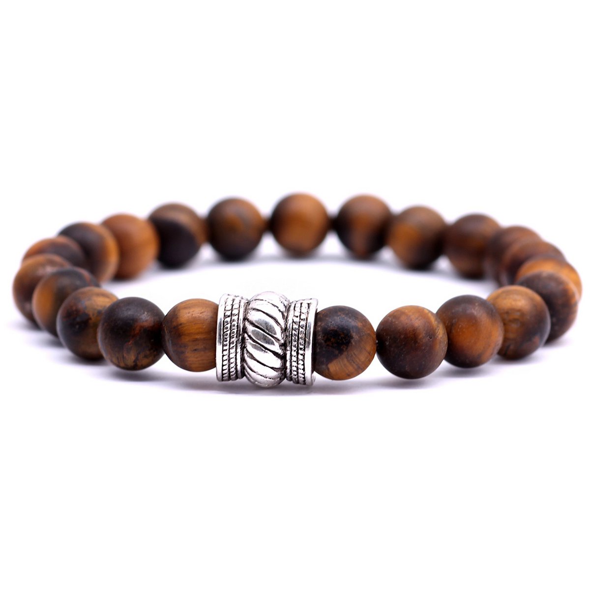 Bali Mat Set Brown Tiger Eye x Black Onyx