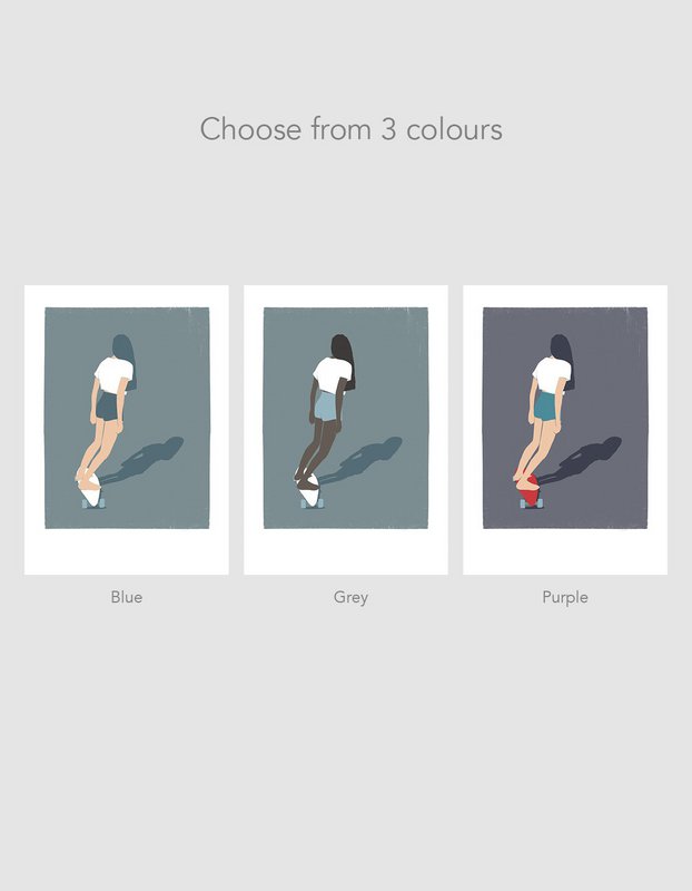 Ragazza dello skateboard II
