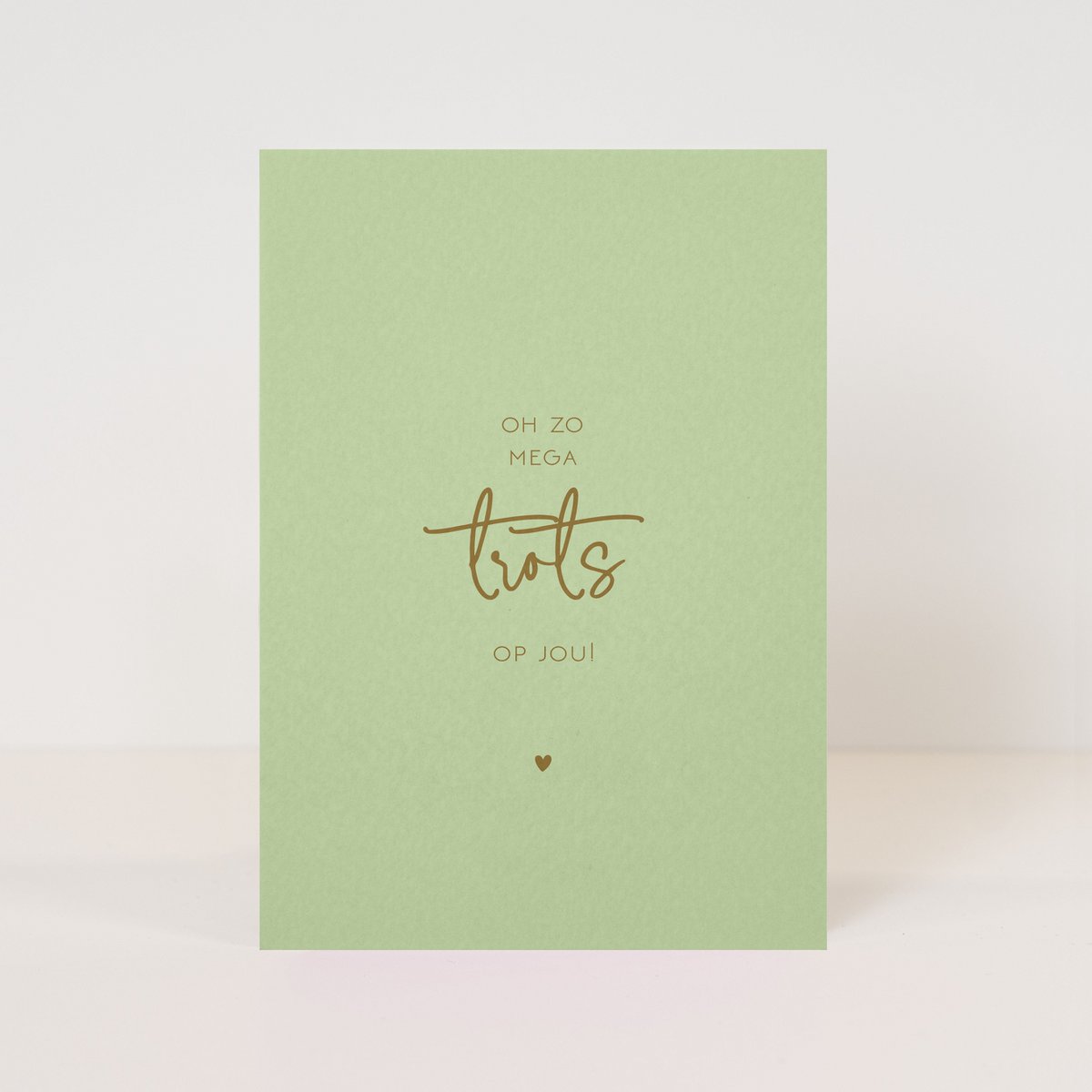 Postcard 'Oh so very proud of you'
