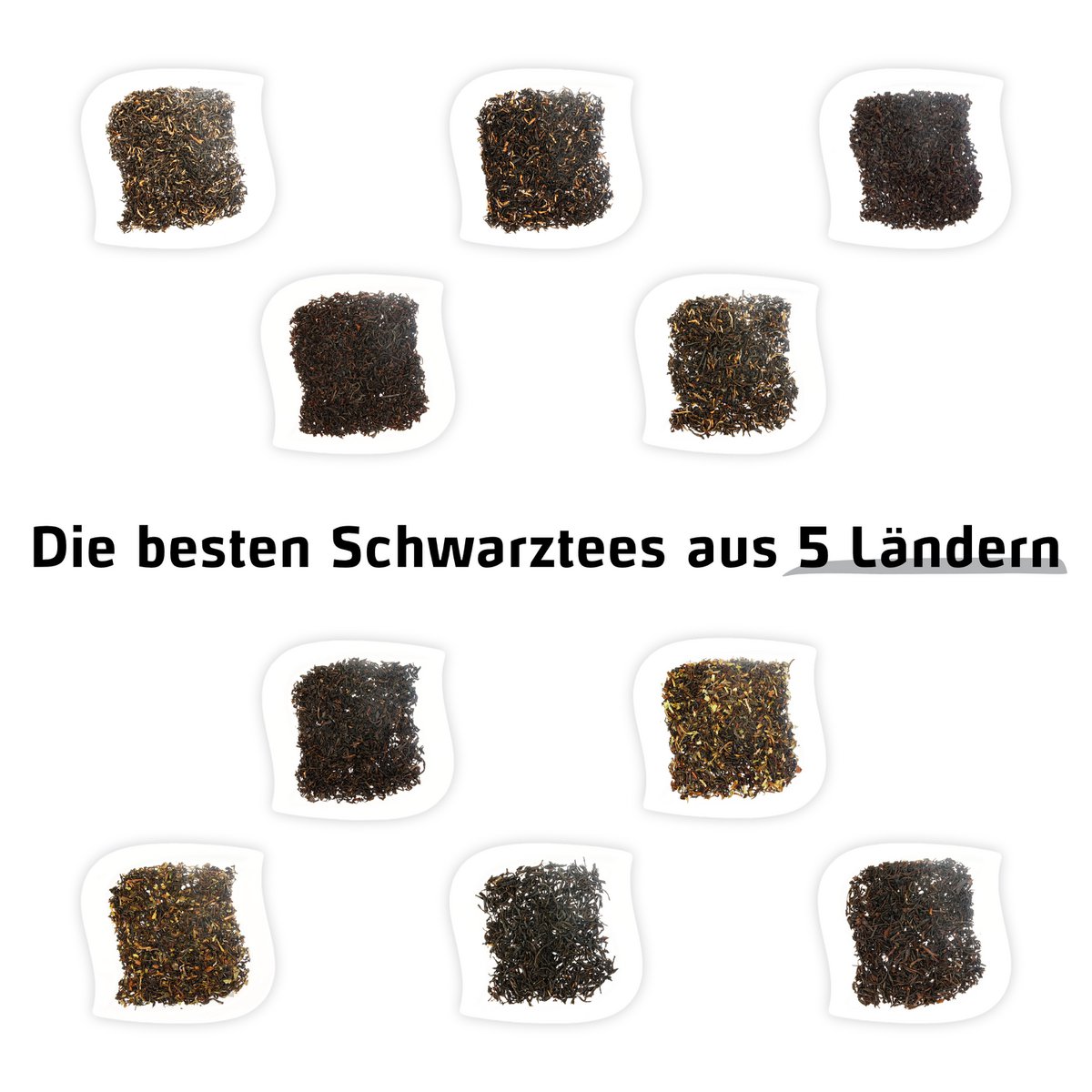 T-proefset - Schwarzer Tee
