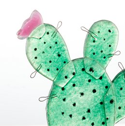 Tropical Cactus  Small 12x19x30 Green