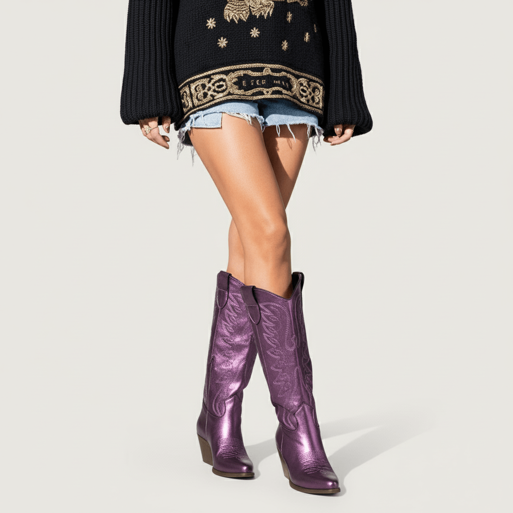 Rowena Violet Texan støvler