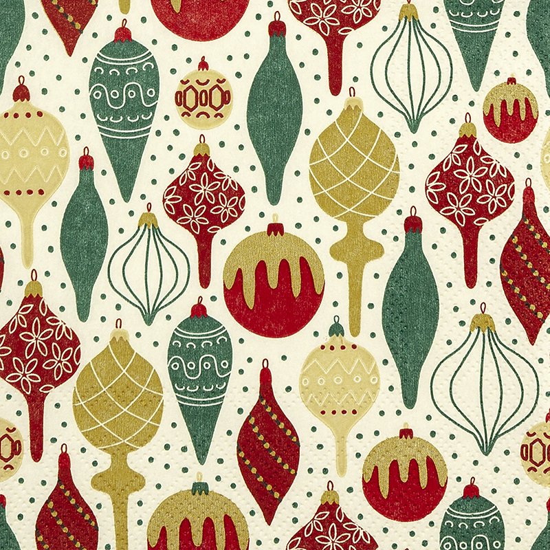 Cocktail-Servietten Tree Deco classic