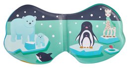 Sophie the giraffe bath booklet on white hanging card
