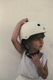Casque pour enfants pour enfants pour le casque de vélo / vélo pour enfants - Mat White