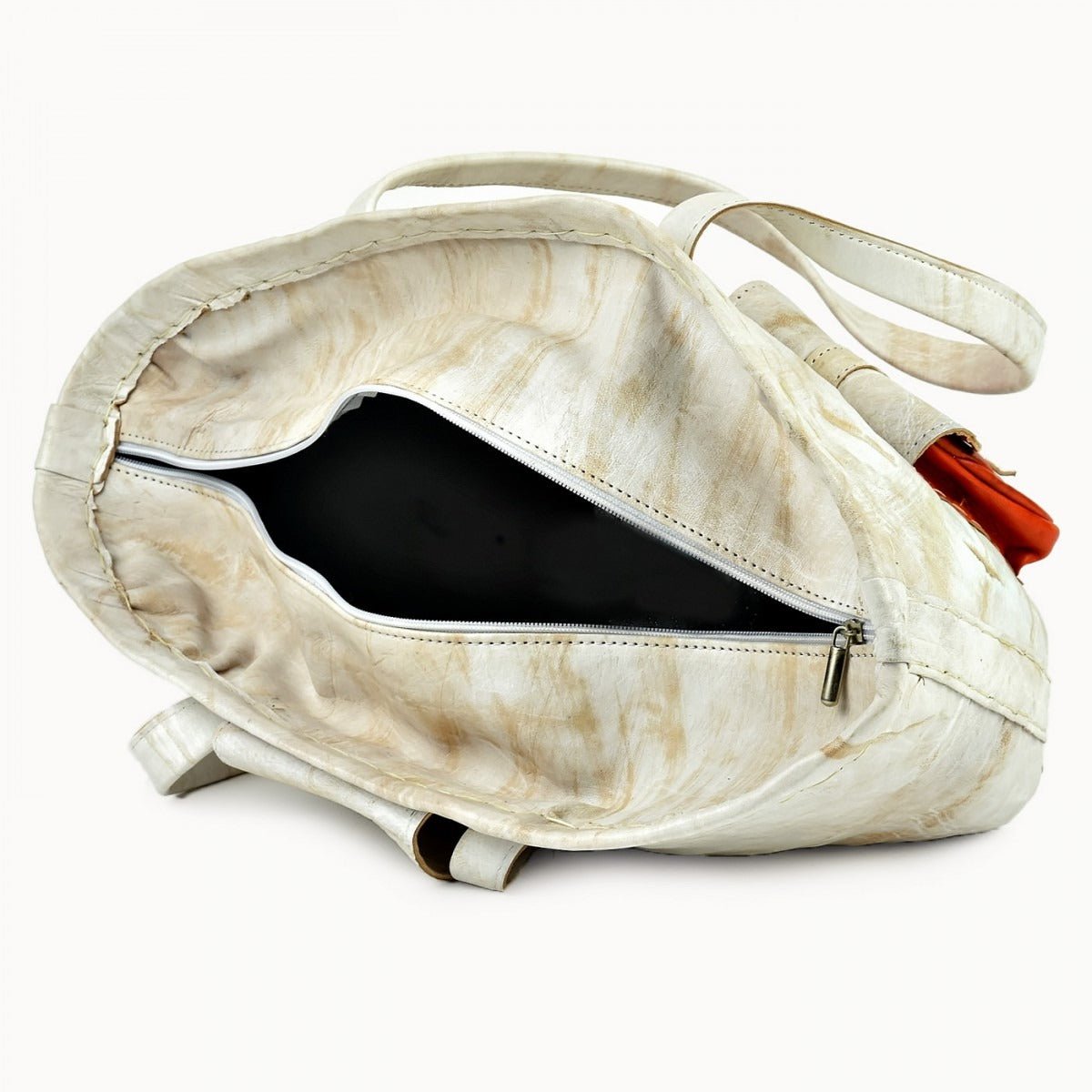 Leather Basket 'Saint Tropez'