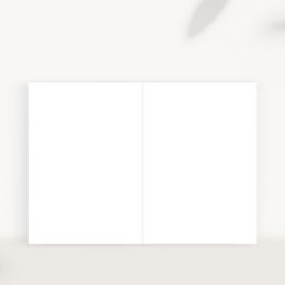 Folding card for the wedding "just married" romantic flower (PU = 10 pieces)