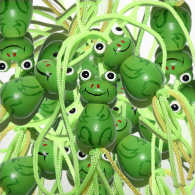 Glückspuppe Frosch – 100 Stück