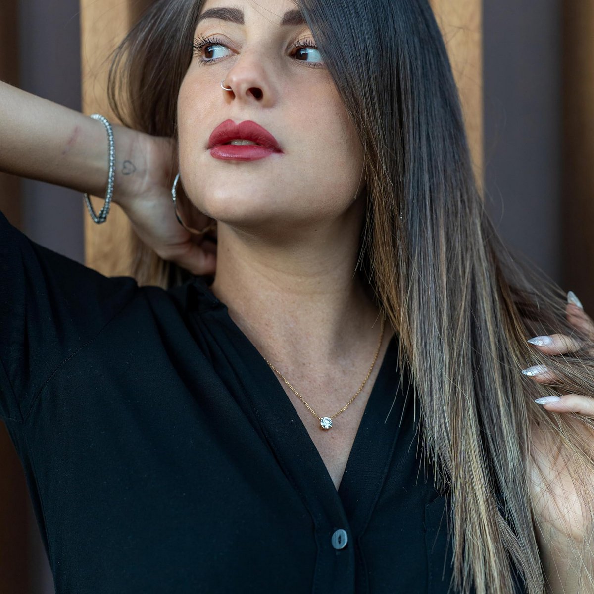 Collier femme "Zircone"