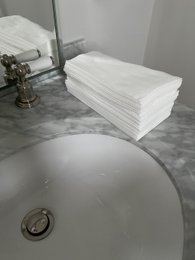 Asciugamano ospite biologico - 40x20