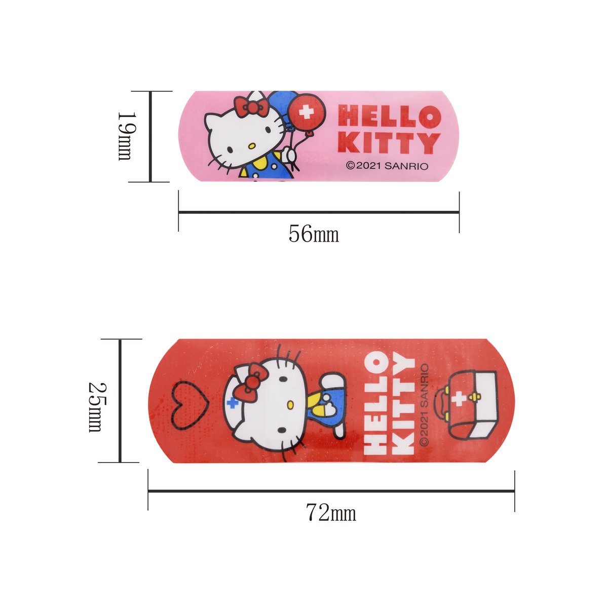 🩹 HELLO KITTY DRESSINGS – KARTON MIT 24 STÜCK