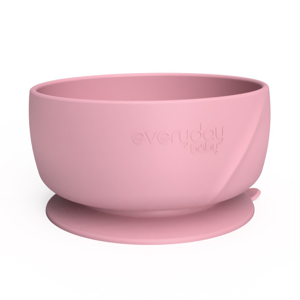 SILIKONSCHALE MIT SAUGNAPF ROSA