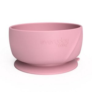 SILIKONSCHALE MIT SAUGNAPF ROSA
