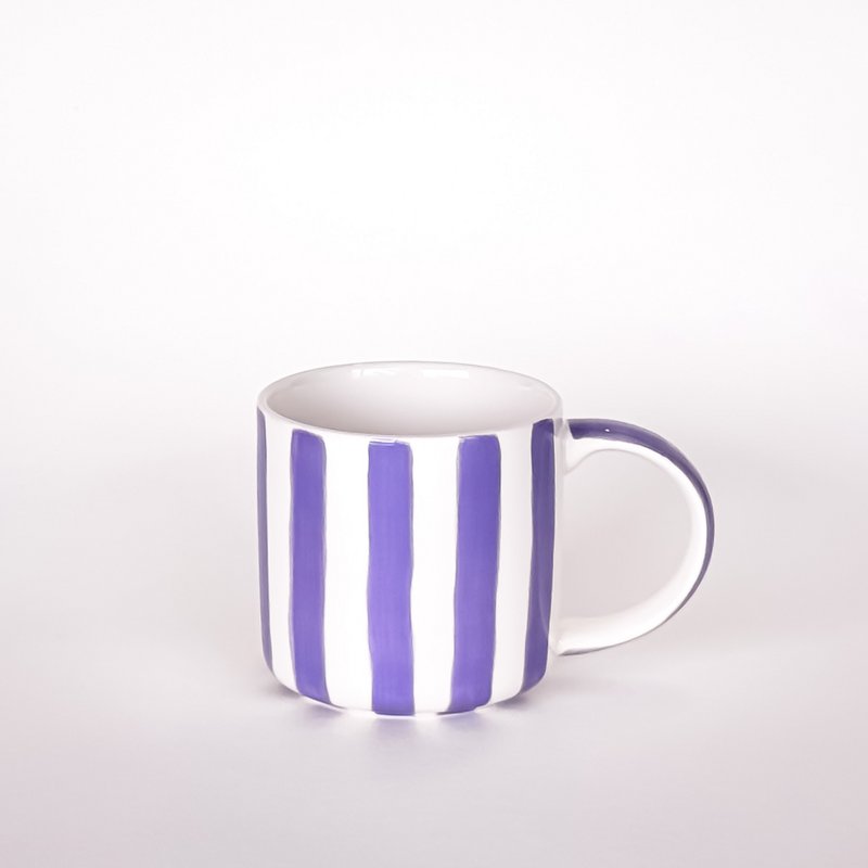 Becher Stripes – viola palazzo