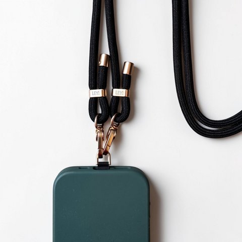 Telefoonketting - Zwart