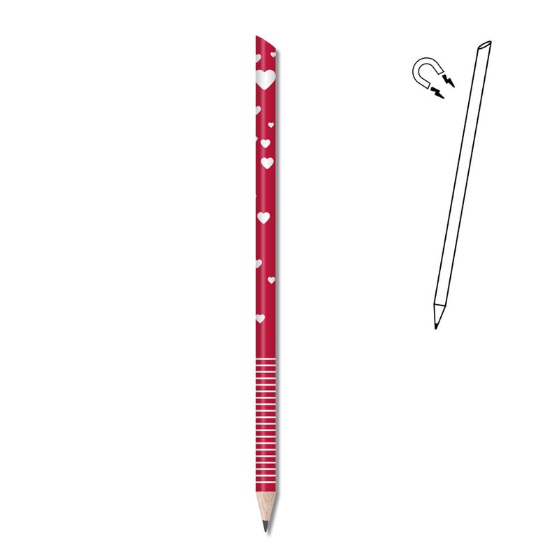 Heart magnetic pencil