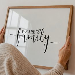 Poster: We are family