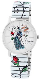 Raptor women's wristwatch "Frida Kahlo Edition" with drawstring
