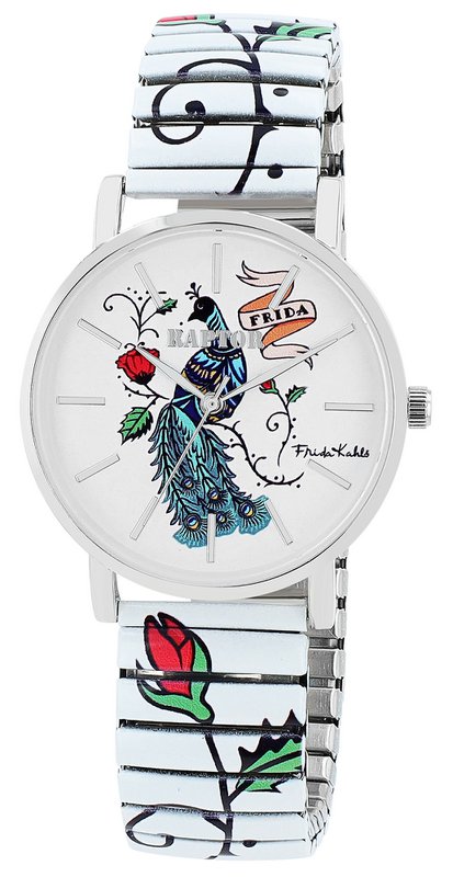 Raptor damespolshorloge "Frida Kahlo Edition" met trekkoord