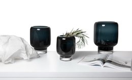 vaso moderno classico di puro vetro spesso di alta qualità,serie: ZADAR