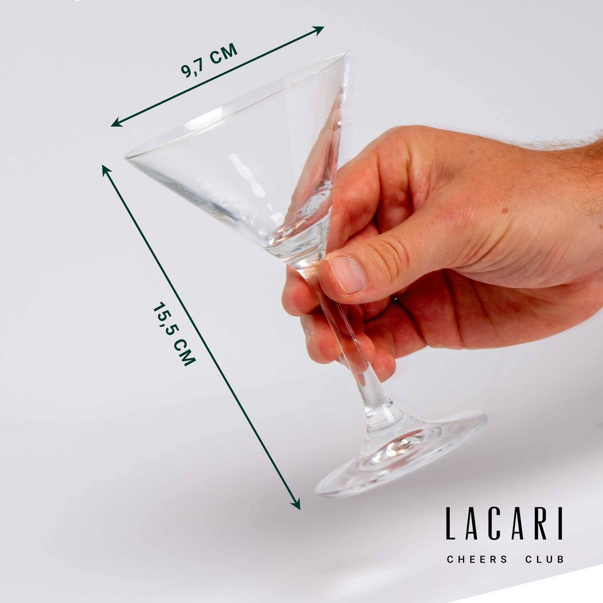 Martini Glas (2er Set) – 150ml | Perfektion, Stil & Cheers-Genuss | Lacari