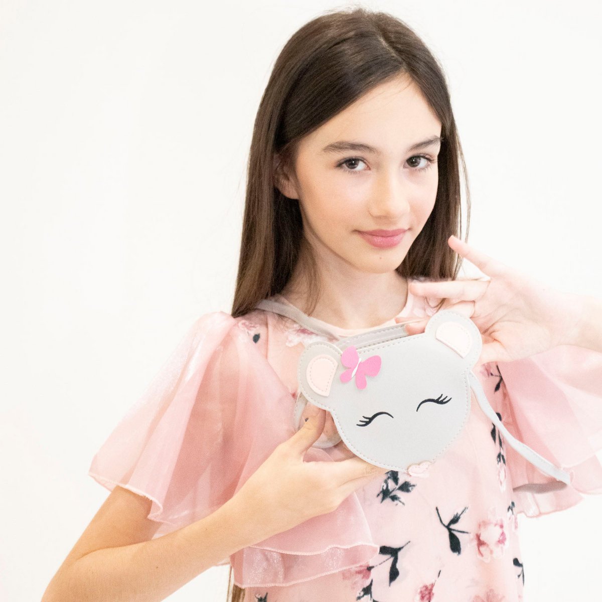 Bandolera ajustable de animales para niños - Sumi el ratón
