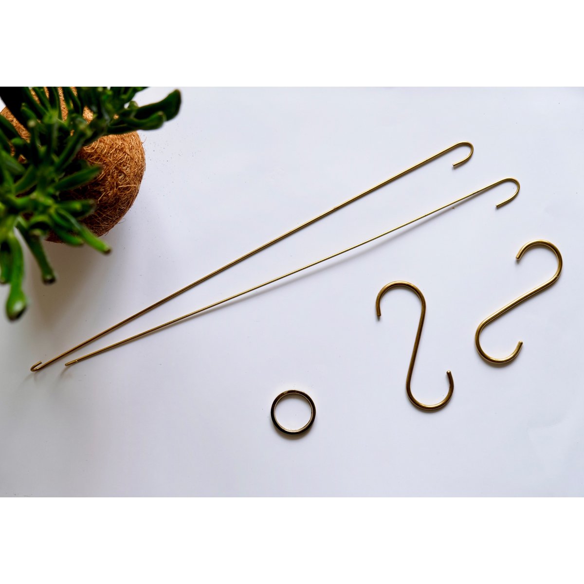 Brass staff accessory