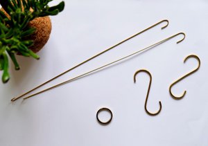 Brass staff accessory