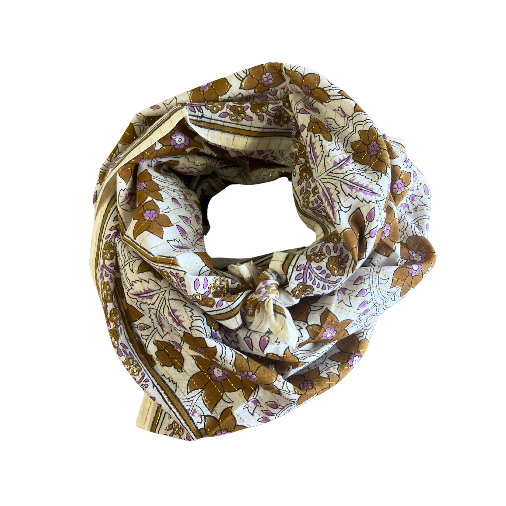 Chustka dla dorosłych lurex Camel 100 cm