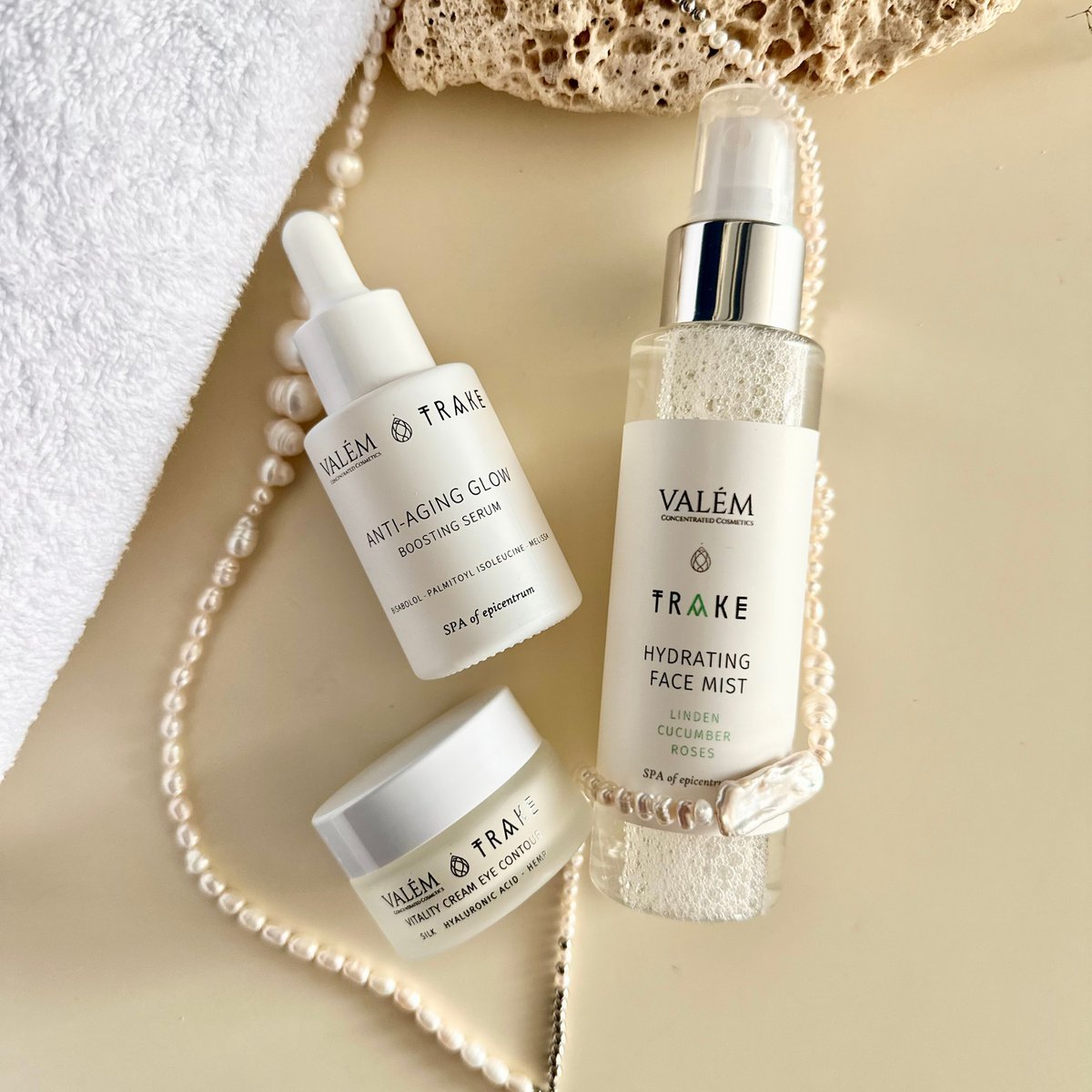 Vitality Eye Contour Cream-Anti-rynke med hyaluronsyre & silke (20 ml)
