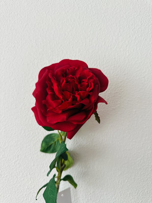 QMF Hand Touch Rose 65 cm 1 STK rød