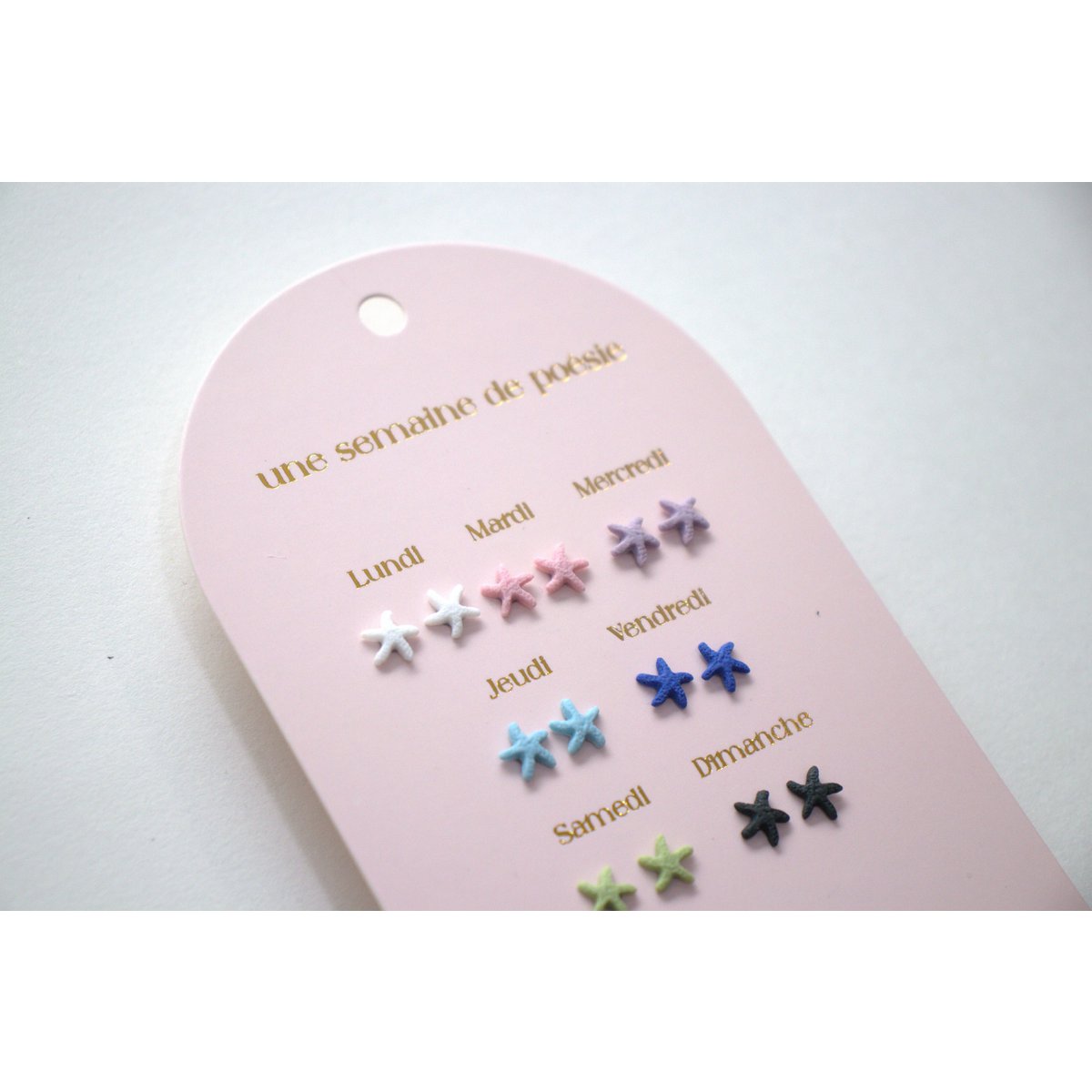 Box of 7 Earrings — Starfish Poetry Week