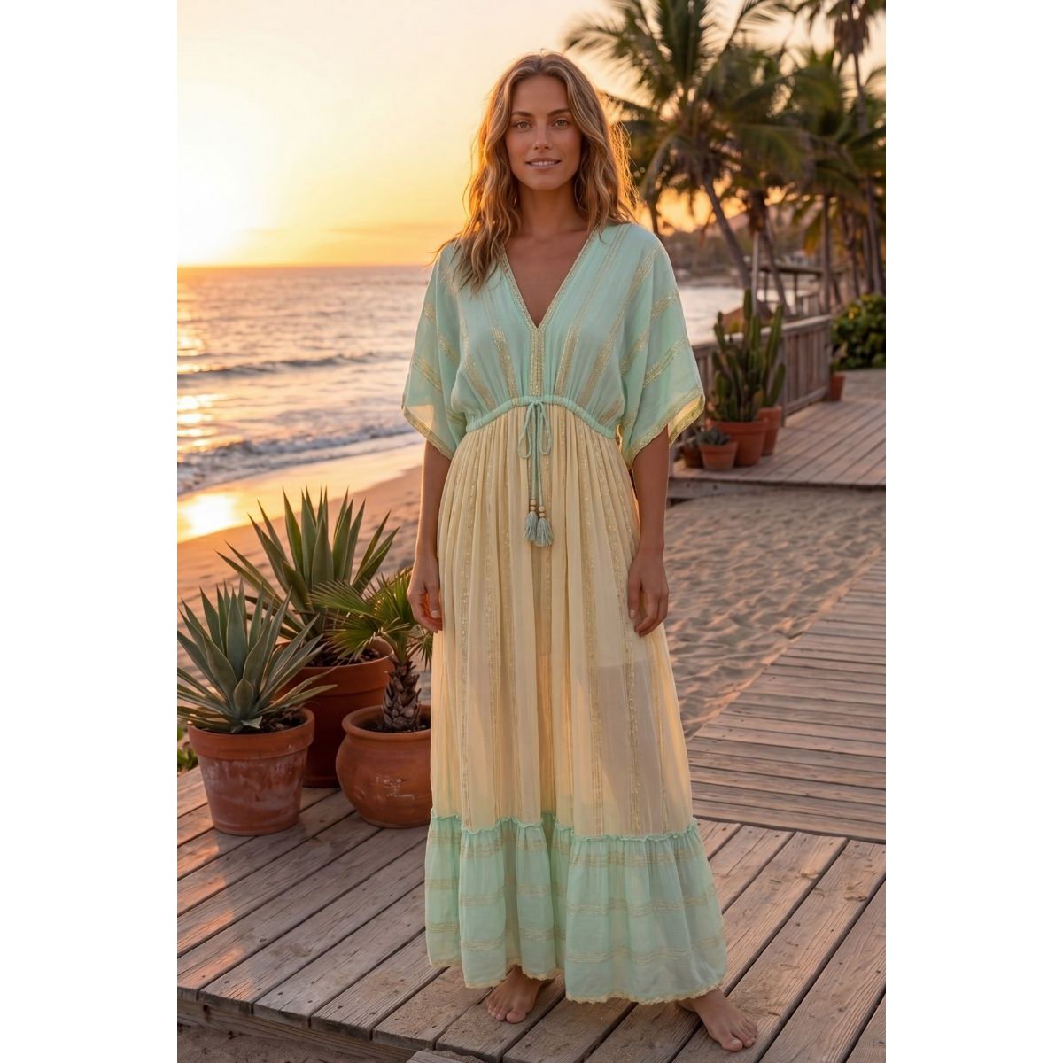 Vestido valeria menta