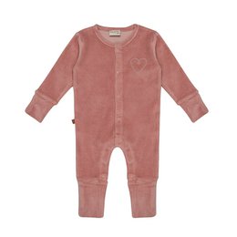 F&D Velour Baby Onesie | Zephyr