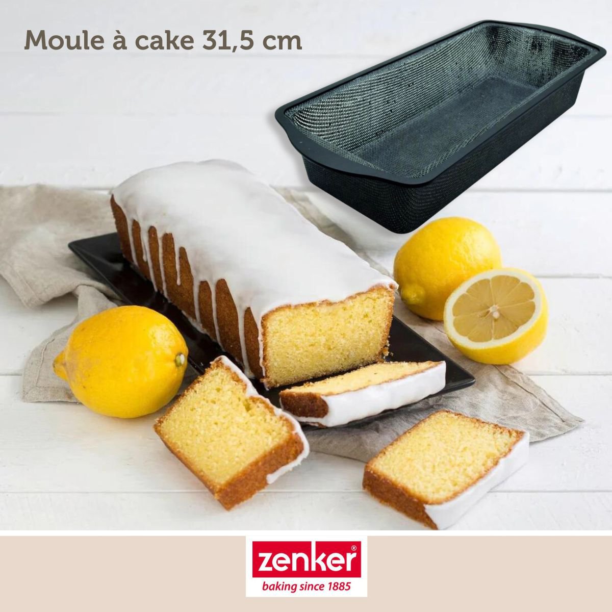 Forma do ciasta 31,5 cm Zenker Silikonowe włókno szklane