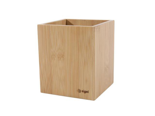 Étui à stylos EYE STYLE bambou 92x92x106mm