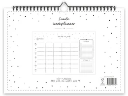 Fyllbooks Familienplaner A4 – Dateless – Schwarz und Weiß