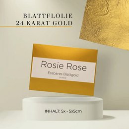 Edible leaf foil - 24 carat gold & 999 silver | B2B