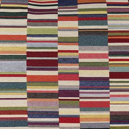 042 Pillow Jacquard short stripes light 60x40