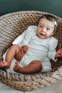 Ravies - Ruffle Romper - Weiß