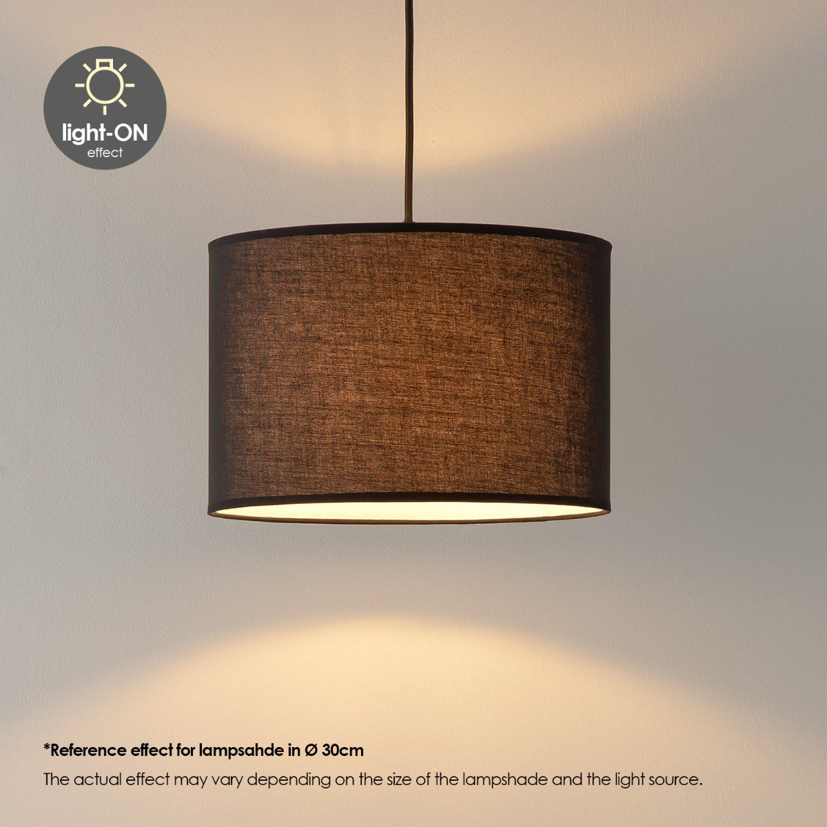 Home Sweet Home Lampshade Bling black - W:50xD:50xH:25cm