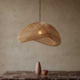 Maze hanging lamp organic natural