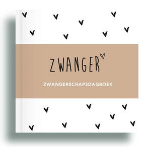 Schwangerschaftstagebuch mit braunem Einband