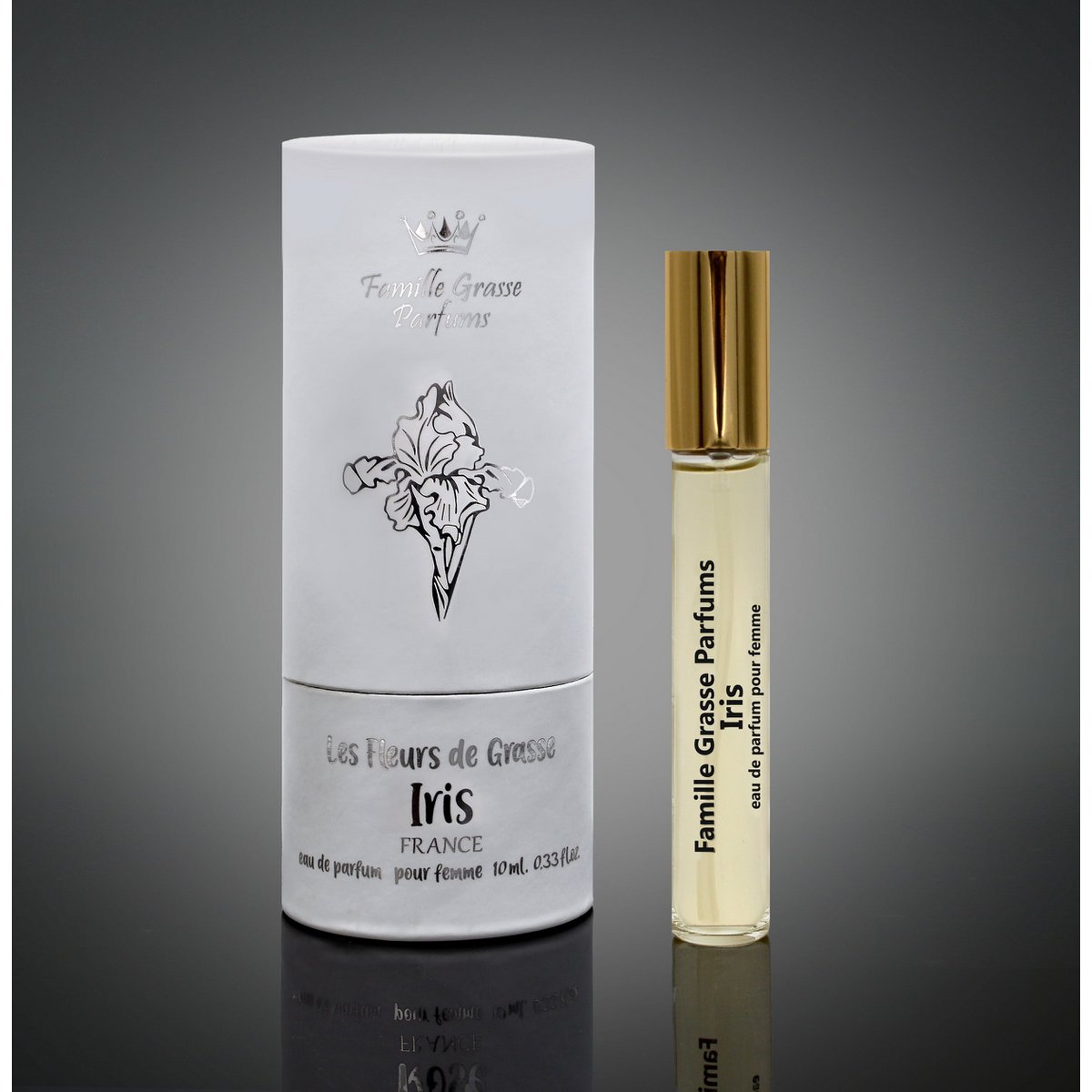 LES FLEURS DE GRASSE IRIS eau de parfum voor vrouwen 10ml