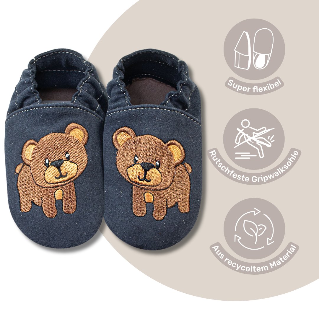 Buty dziecięce RecyStep szare ślimaki