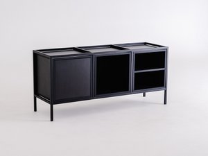 SKAP ZWART 3R1 MIX boekenkast