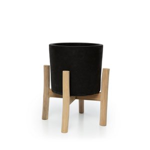 The Charcoal Low - Zwart Naturel - S